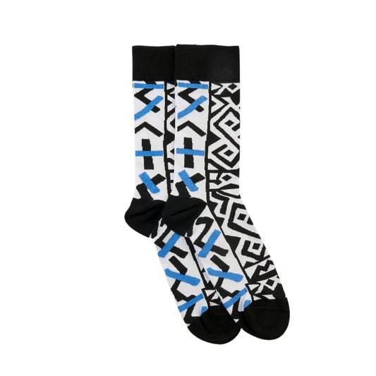 Afropop Kasai Black Socks M