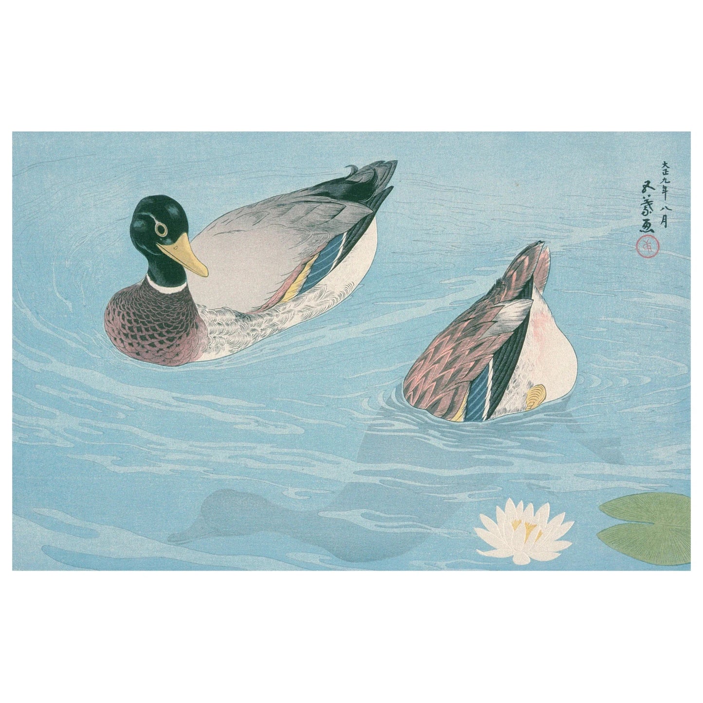 Hashiguchi Goyo Ducks Notecard
