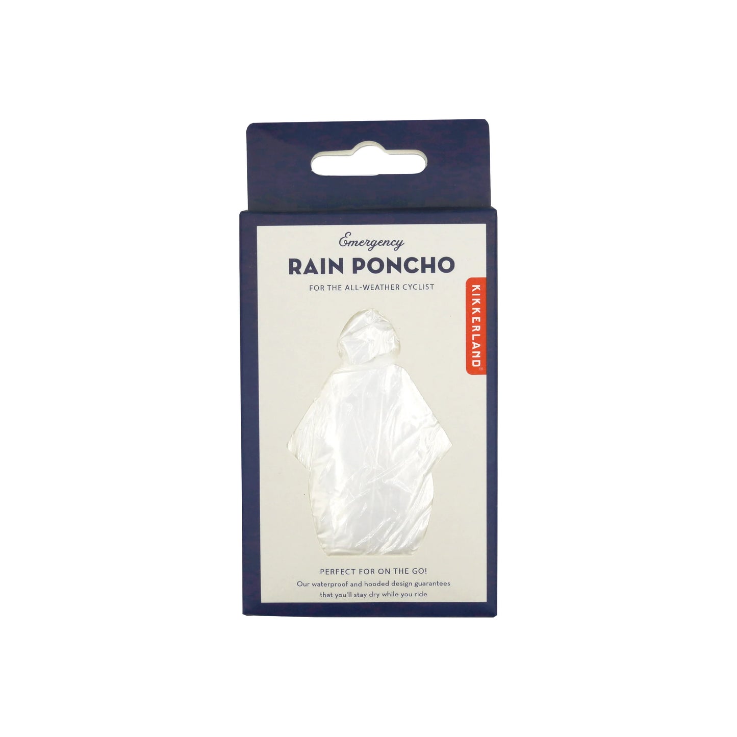 Emergency Rain Poncho Clear