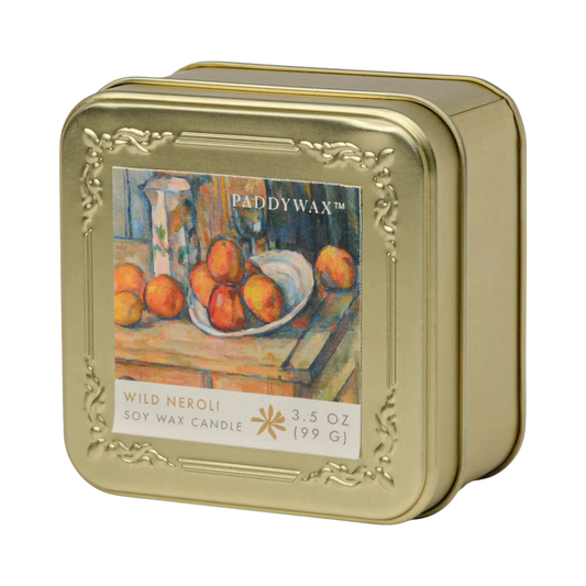 CÉZANNE, "STILL LIFE WITH MILK JUG & FRUIT" WILD NEROLI CANDLE 3.5OZ