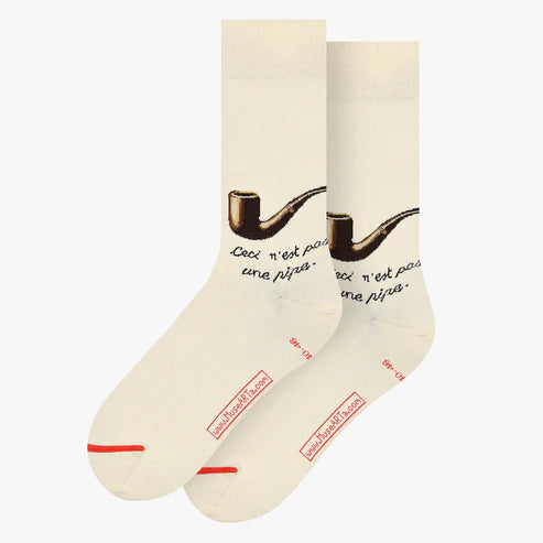 Rene Magritte The Betrayal of Images Socks