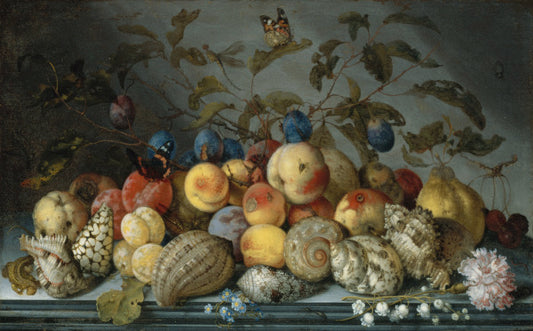 Still Life with Fruit and Shells Postcard