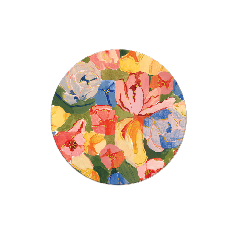 Angel Round Coaster with Foil