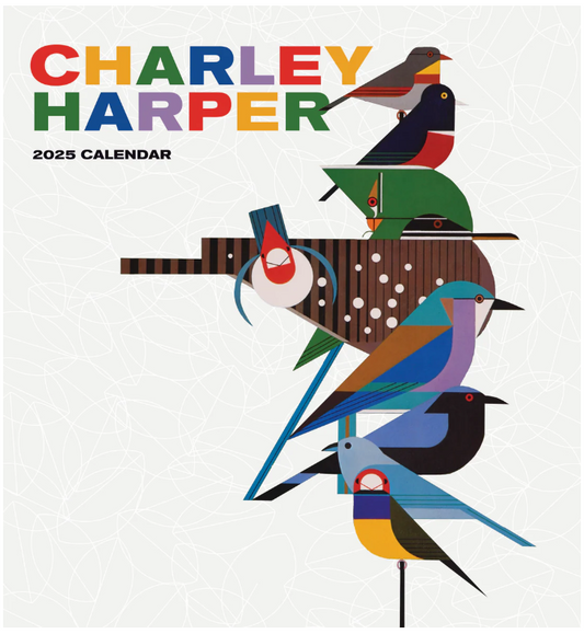 Charley Harper 2025 Mini Wall Calendar