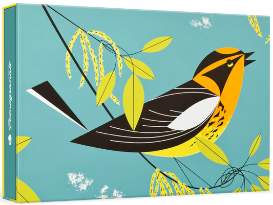 Charley Harper: Blackburnian Warbler Small Boxed Cards