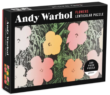 Andy Warhol Flowers 300-Piece Puzzle