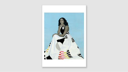 Amy Sherald Michelle LaVaughn Robinson Obama Postcard