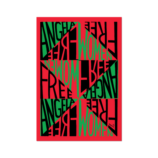 Faith Ringgold Women Free Angela Sticker