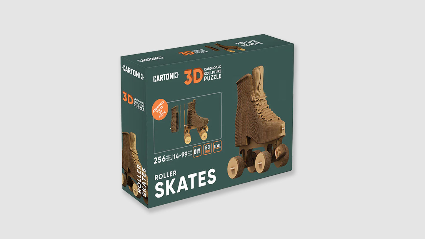 ROLLER SKATES Cartonic 3D Puzzle