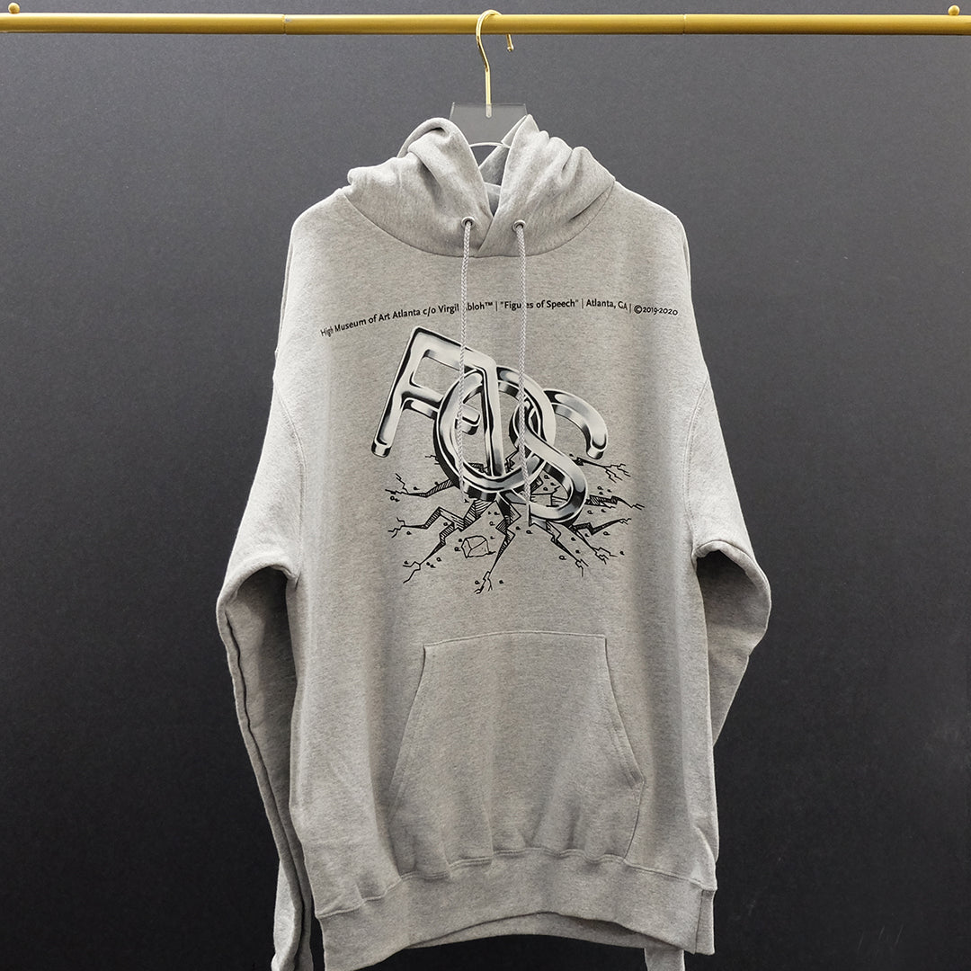 Virgil Abloh AMO Flags Hoodie - Grey