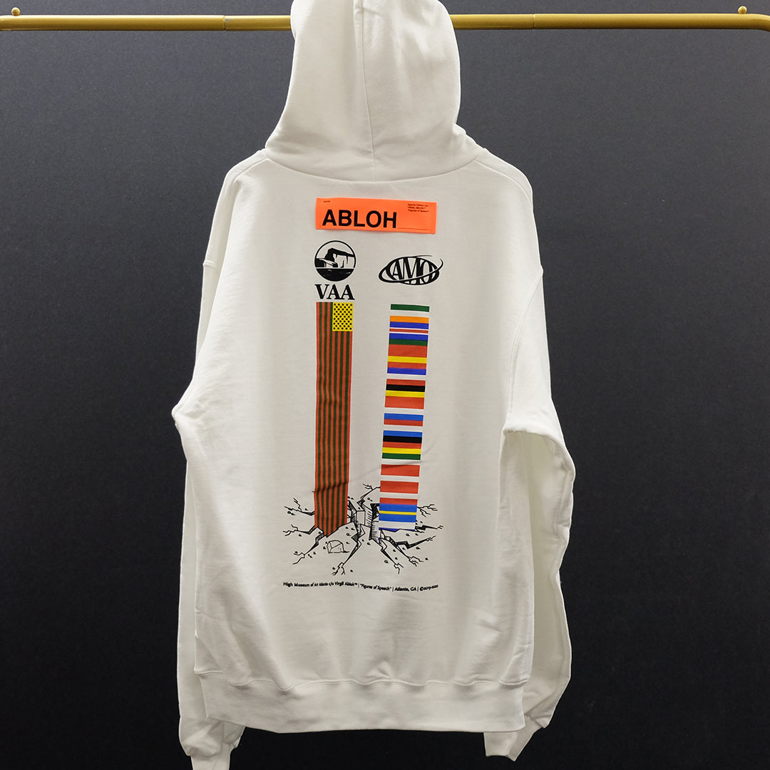 Virgil Abloh AMO Flags Hoodie - White