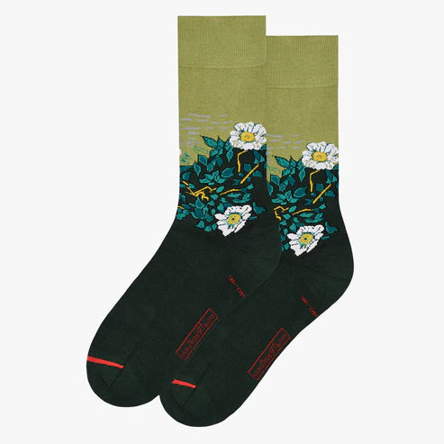 Vincent van Gogh Wild Roses Socks