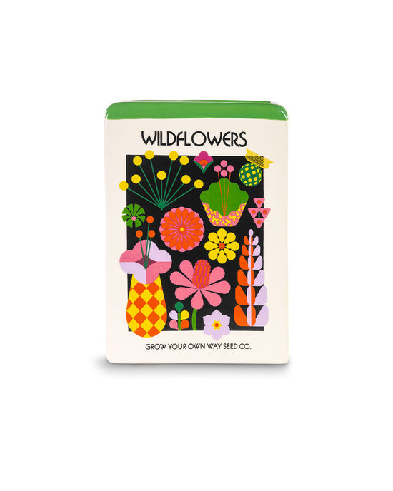Wildflower Seeds Vase