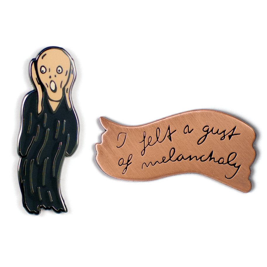 Scream & Melancholy Pins