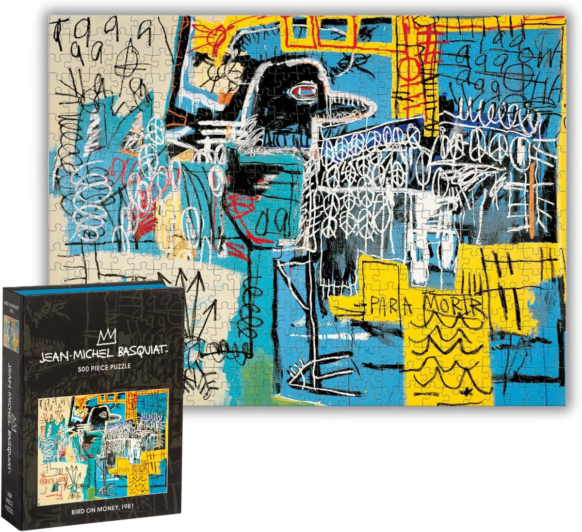 Basquiat Bird on Money Puzzle