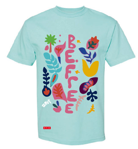 Chilly-O Be Free Matissey Mint Green T-Shirt