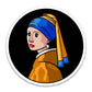 Girl with a Pearl Earring Sticker