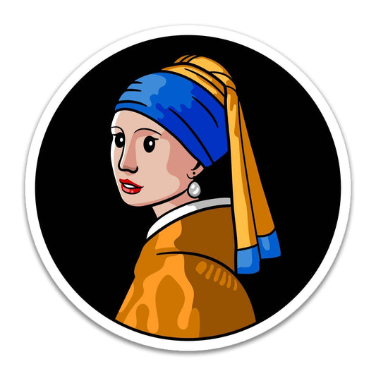 Girl with a Pearl Earring Sticker