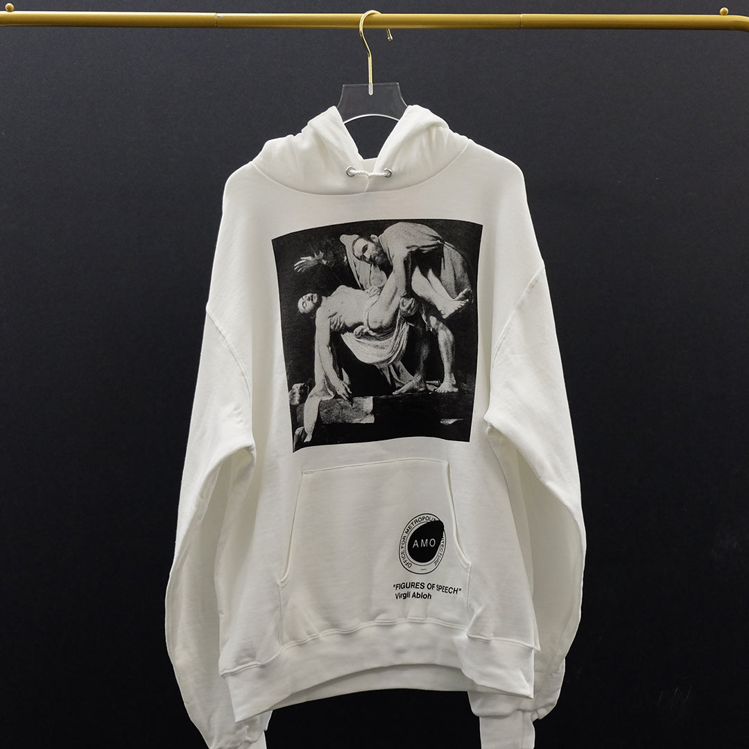 Virgil Abloh VAA x AMO Flags Hoodie - White