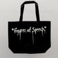 Virgil Abloh FOS Flags Tote Bag - Black