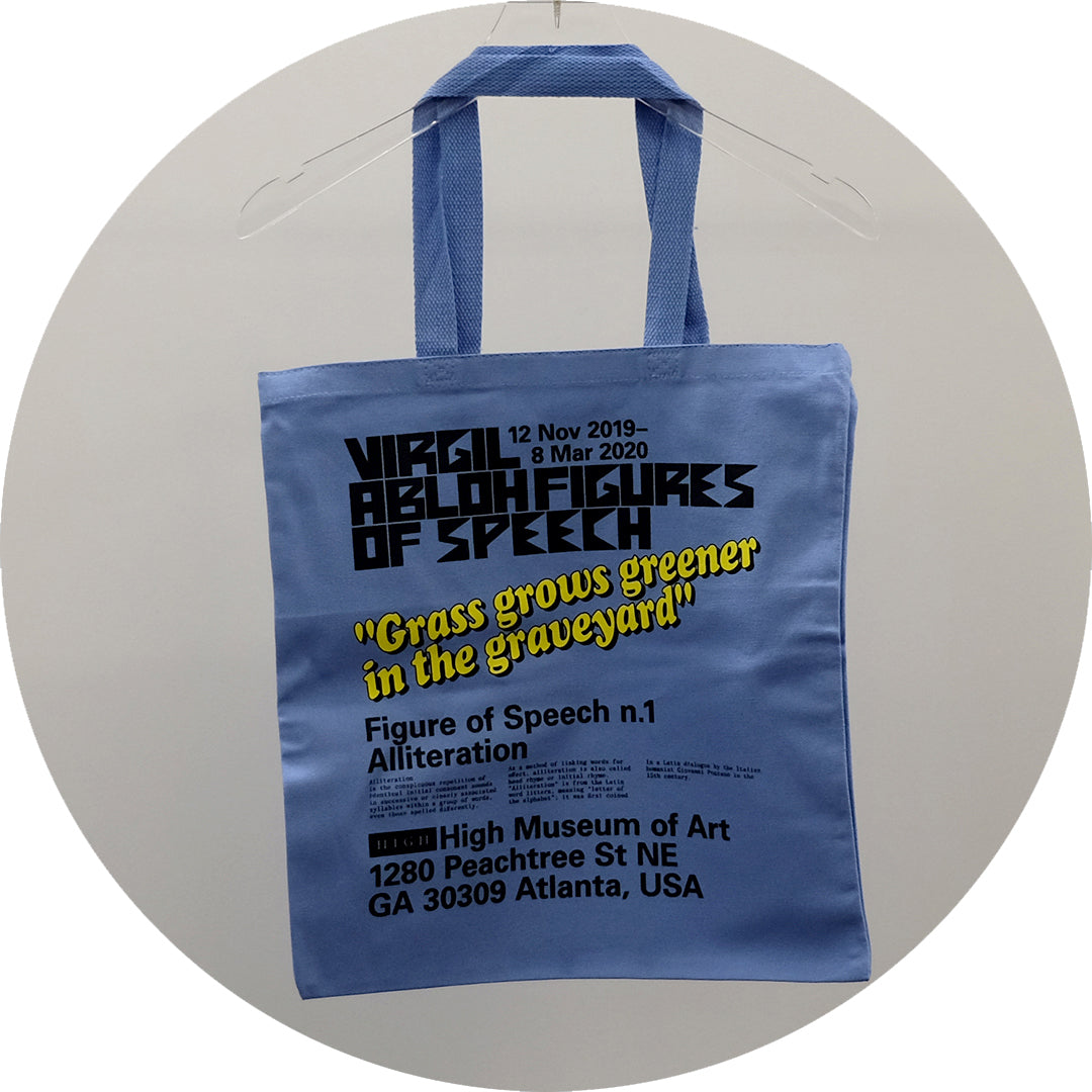 Virgil Abloh Grass Grows Greener Tote Bag - Blue