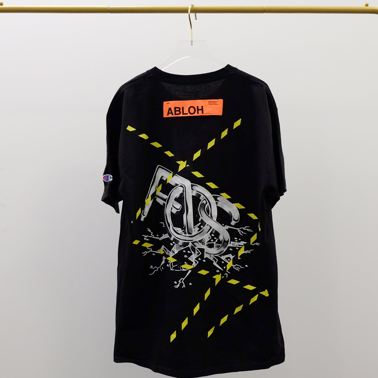 Virgil Abloh Tape FOS T-Shirt - Black