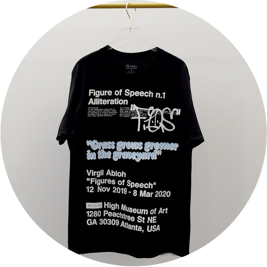 Virgil Abloh VAA x AMO Flags T-Shirt - Black