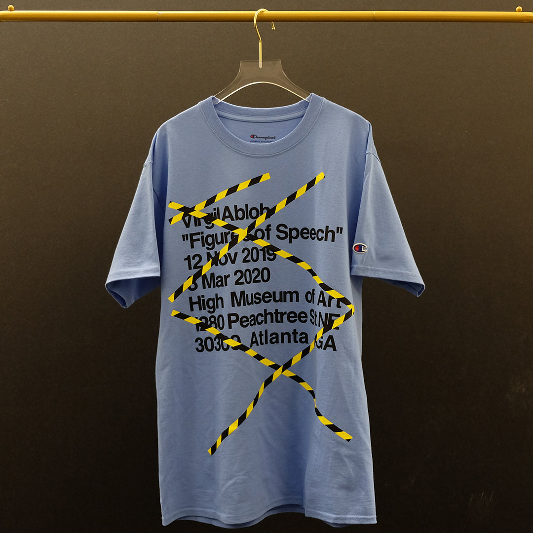Virgil Abloh Tape FOS T-Shirt - Blue