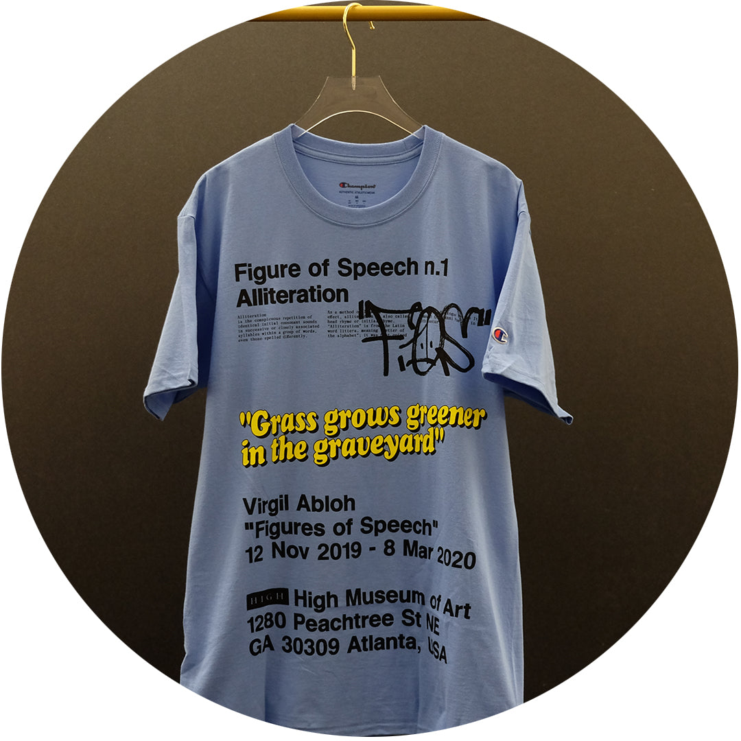 Virgil Abloh VAA x AMO Flags T-Shirt - Blue