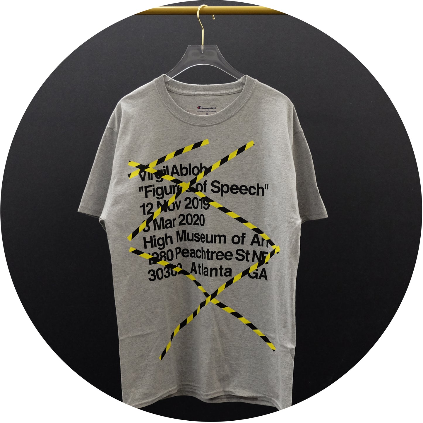 Virgil Abloh Tape FOS T-Shirt - Grey