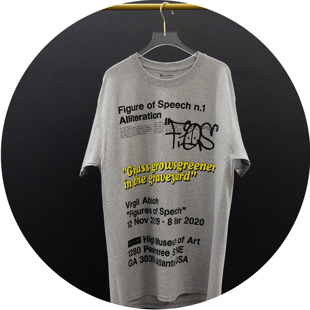 Virgil Abloh VAA x AMO Flags T-Shirt - Grey