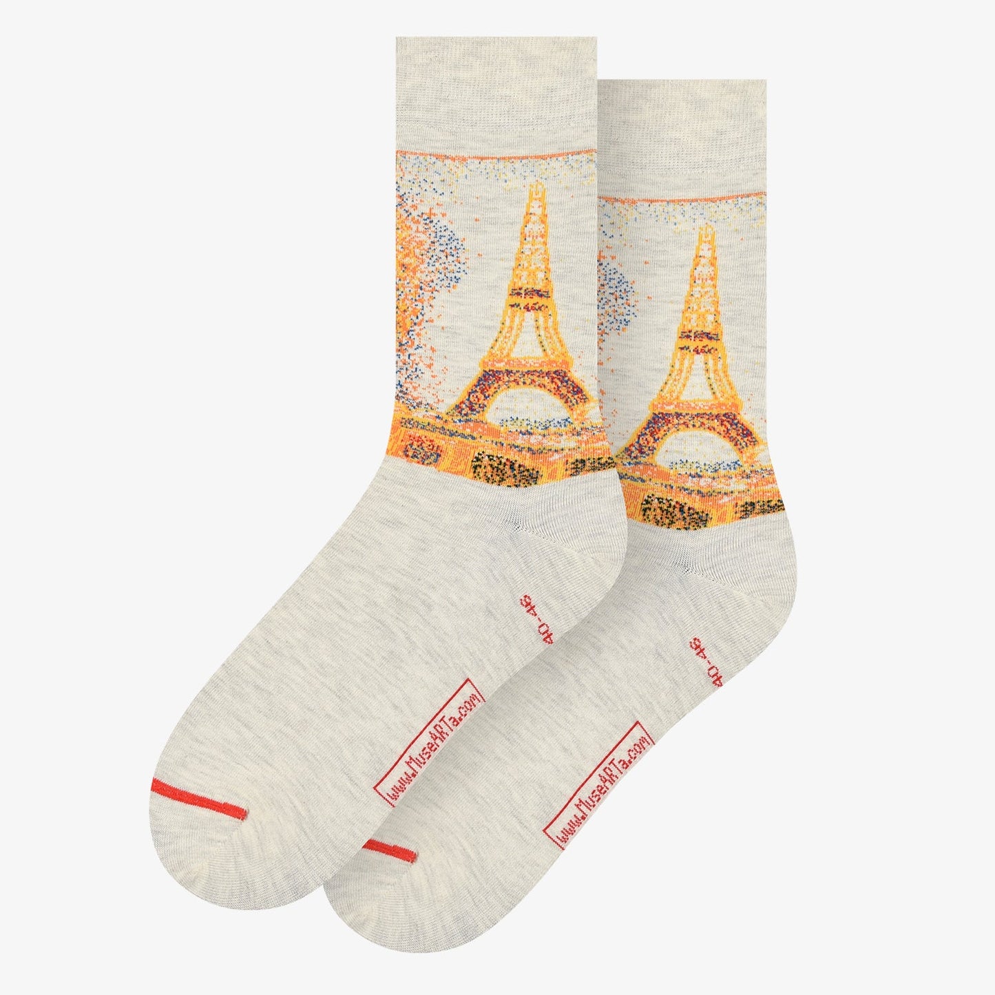Georges Seurat Eiffel Tower Socks