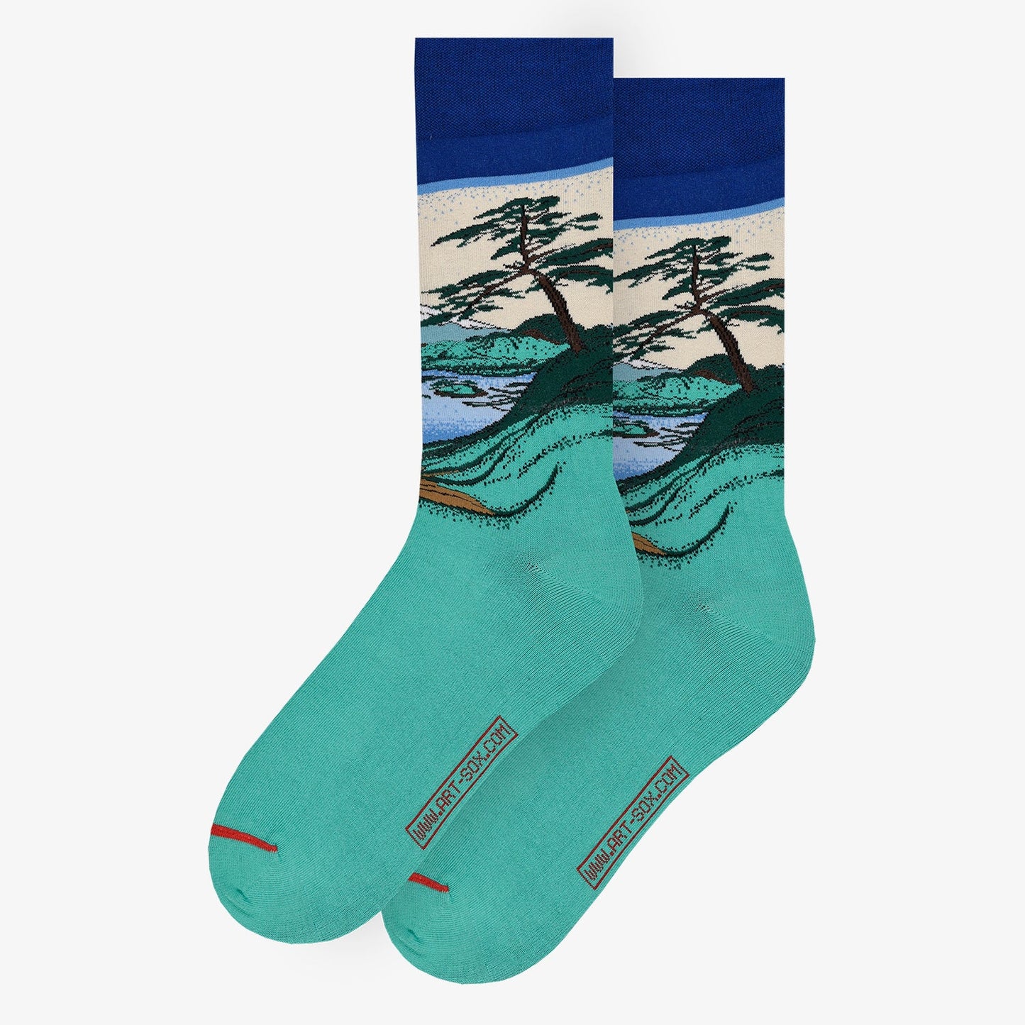Katsushika Hokusai Mount Fuji Socks