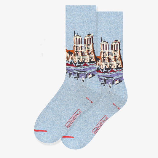 Maximilien Luce The Quai Saint-Michel and Notre-Dame Socks