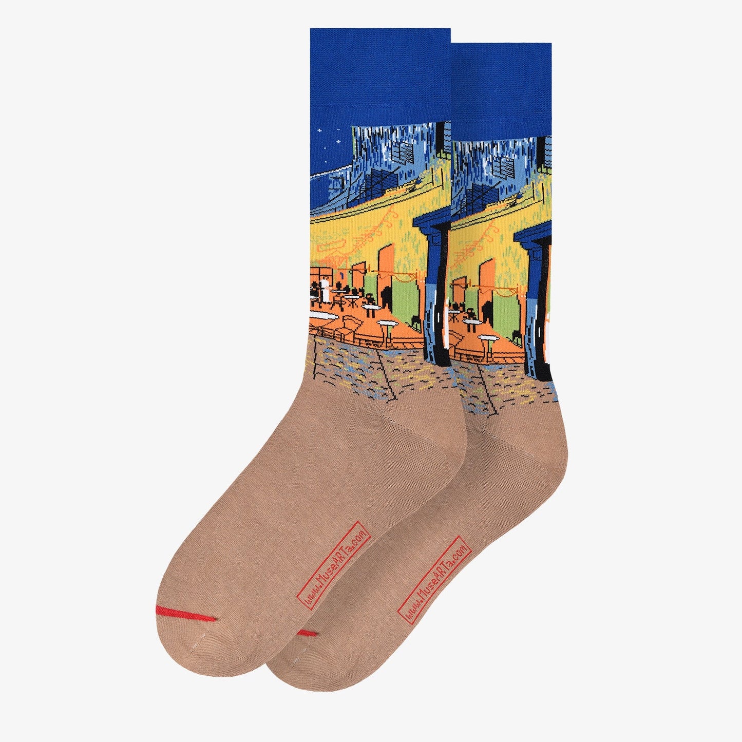 Vincent van Gogh Terrace of a Cafe at Night Socks
