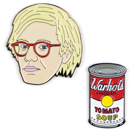 Andy Warhol & Soup Pin Set