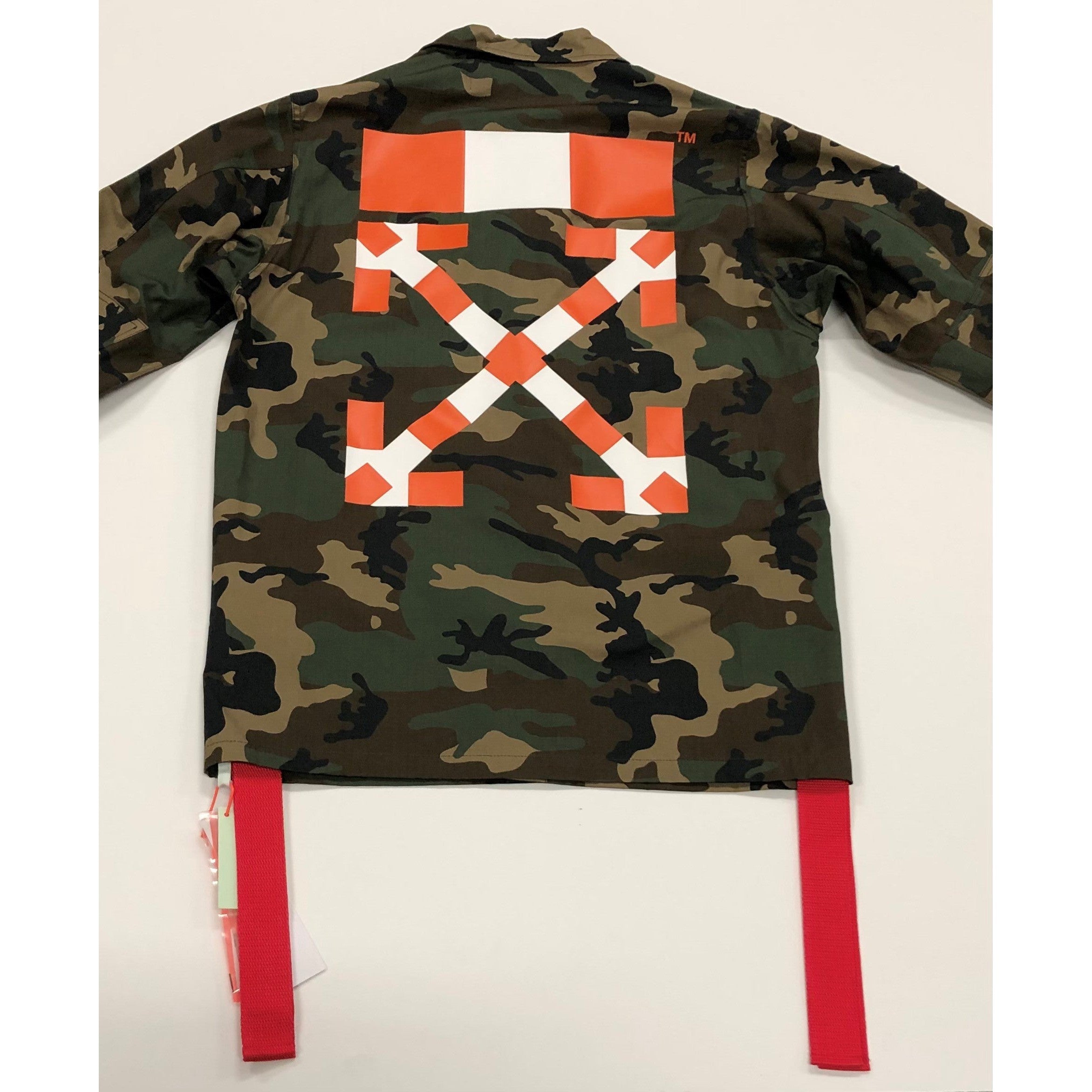 Off white jacket military best sale