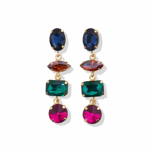 Haddie Mixed Dangle Earrings