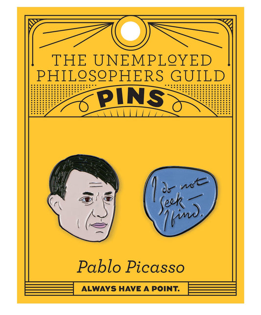 Picasso & Quote Enamel Pin Set