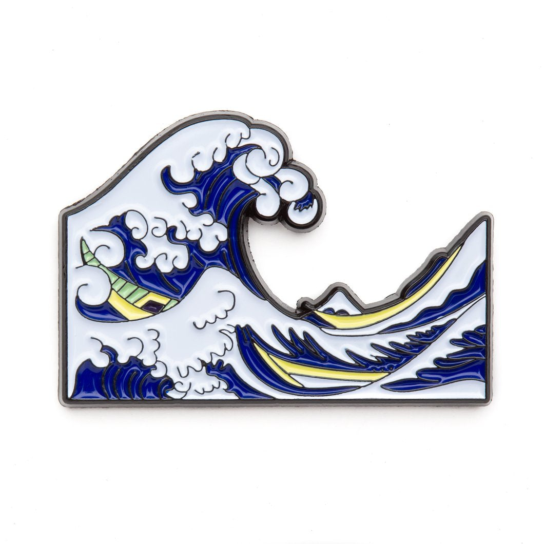 The Great Wave Lapel Pin