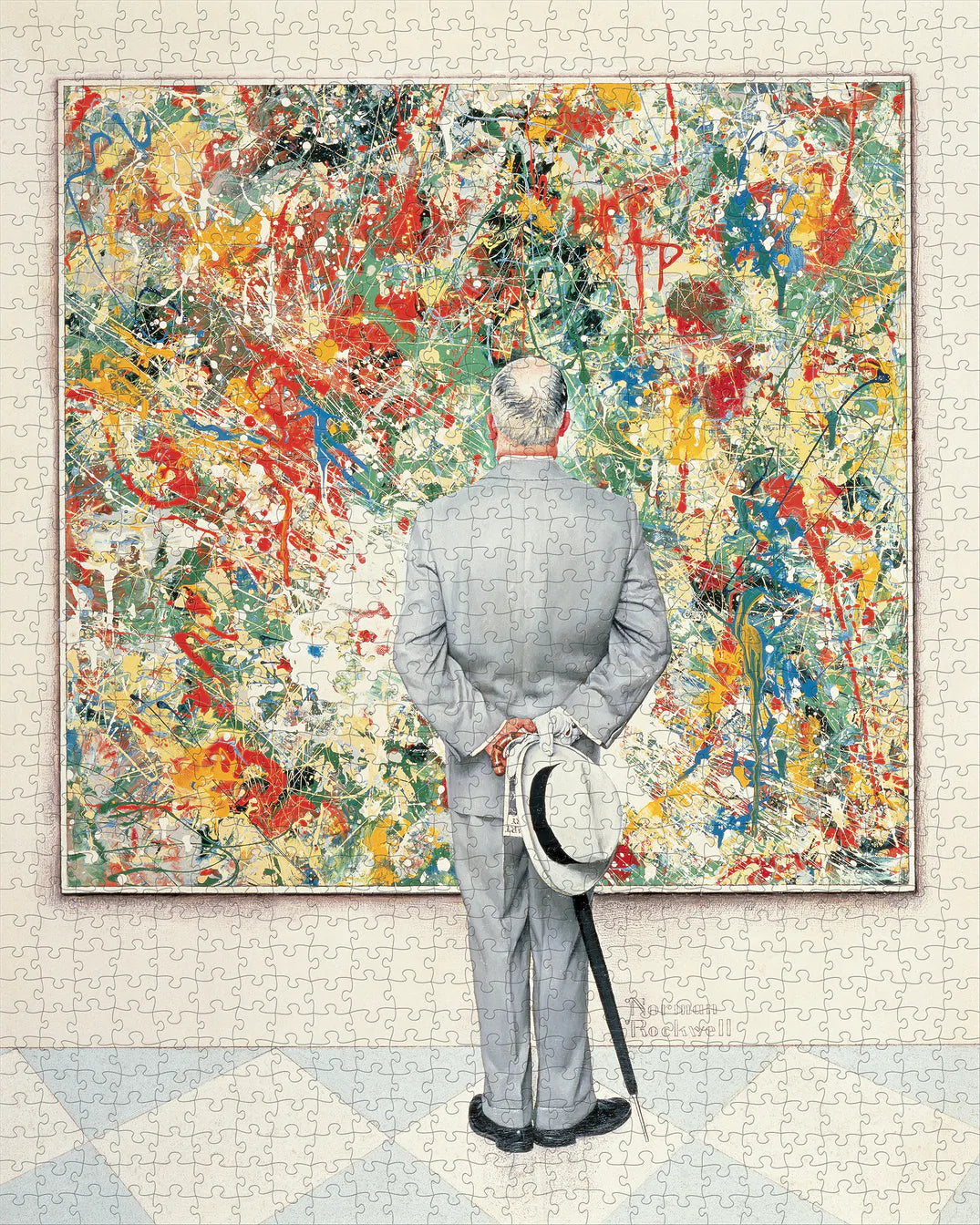Norman Rockwell: The Connoisseur 1,000-Piece Puzzle